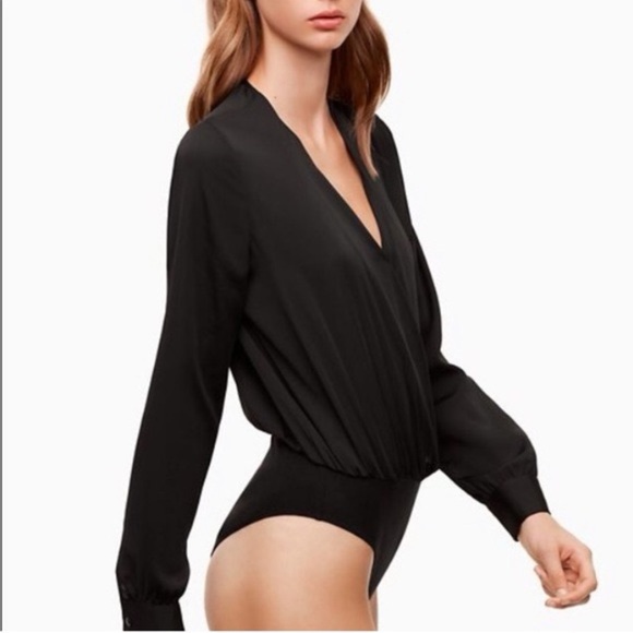 Aritzia Wilfred Free Mackinley Bodysuit Size Small EUC - Picture 1 of 5